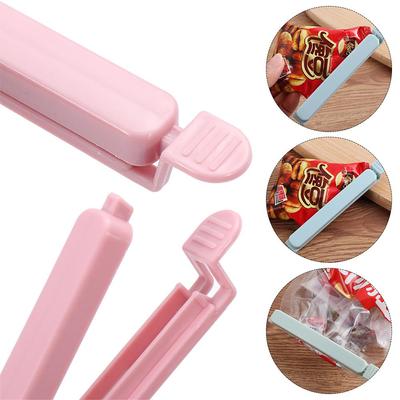 5Pcs Reusable Home Plastic Candy Color Food Clips Sealing Clamp Kitchen Tool Snack Bag Sealer