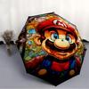 1pc Stained Mario Automatic Open/Close Umbrella - Compact Travel Umbrella, Perfect for Women & Men - Ideal Birthday/Christmas Gift, 206