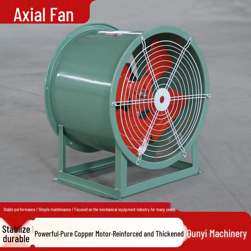 High-Power Industrial Axial Ventilation Fan with Pure Copper Motor