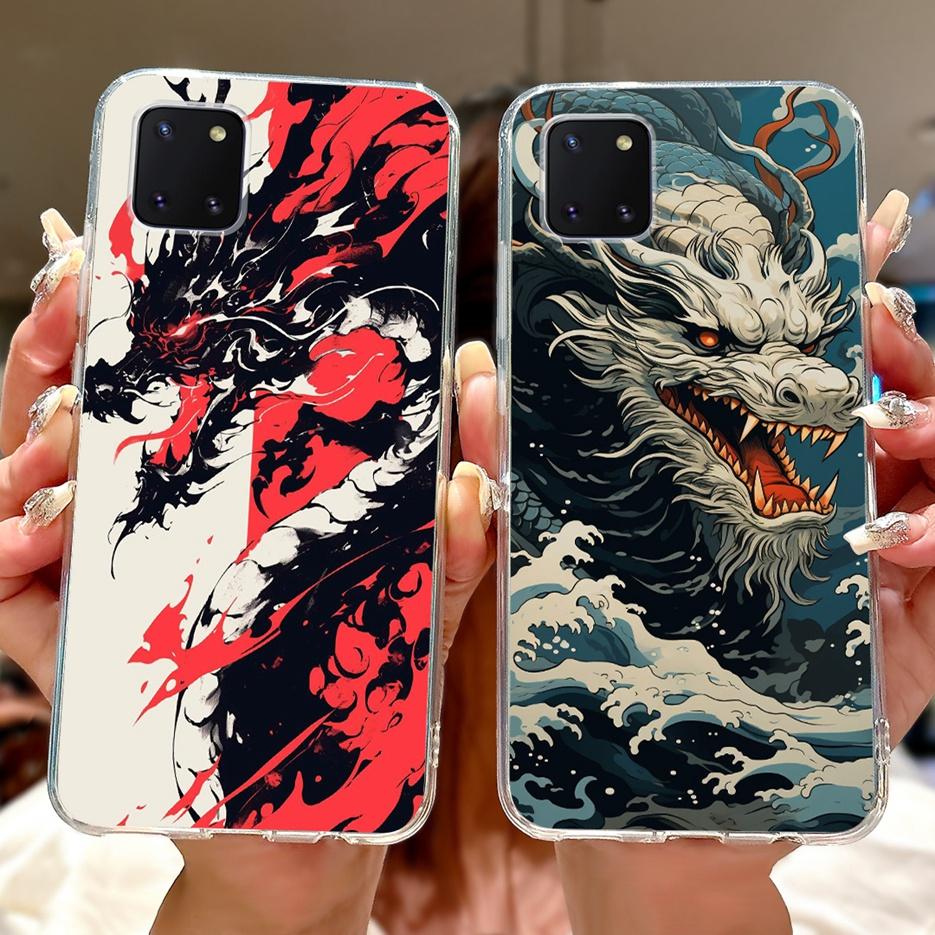 For Samsung Galaxy Note 10 Lite Case SM-N770F Luxury Love Heart Painted Cover Soft Slim Phone Case For Samsung Note10 Lite Shell