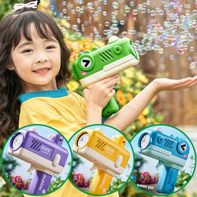 Elektrische Seifenblasenpistole Dinosaurier Spielzeug Seifenblasen Spielzeug Automatischer Seifenblasenmacher Sommer Outdoor Spielzeug Kindertagsgeschenk Kinderspielzeug Geschenke