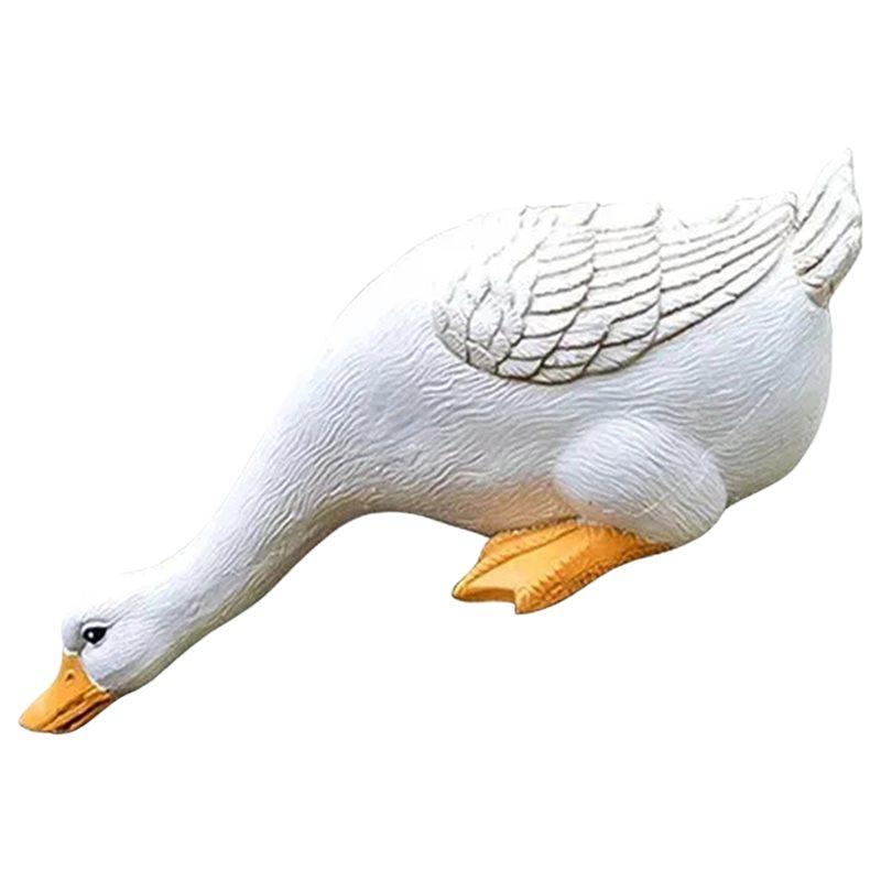 AB34-Drinking Water Duck Resin Ornaments Pool Fish Pond Resin Ornaments Pool Fish Pond B