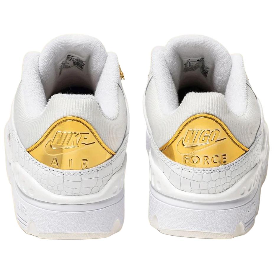 Nigo x Nike Air Force 3 Low Weiß Metallic-Gold Herren Sneaker Summit-White HF7630-100