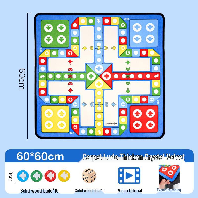 Deli Carpet Ludo Board Game