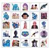 25pcs cartoon hunting women's group tattoo stickers KPop advanced color cartoon graffiti creative tattoo stickers S party gifts