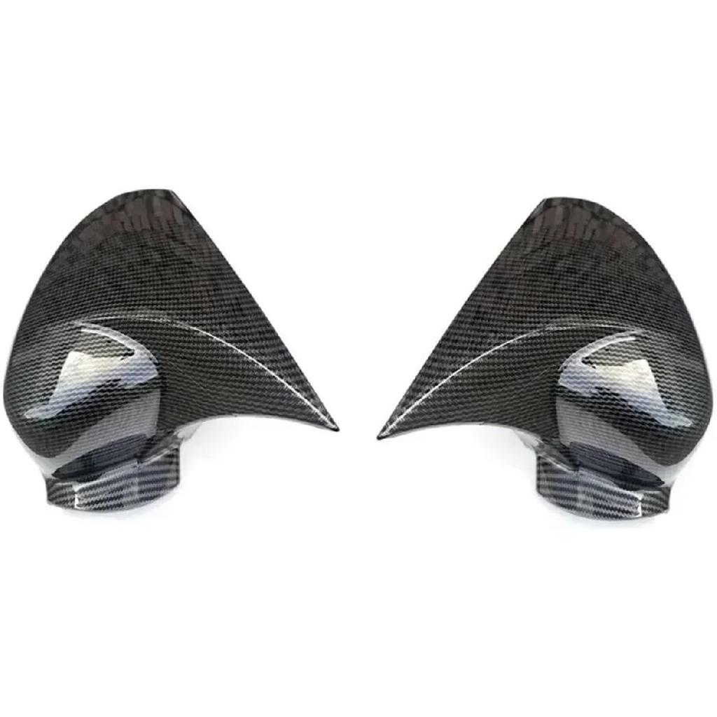 Car Sticker Rearview Side Mirror Cover Wing Cap Exterior Door Rear View Case Trim Carbon Fiber Look ABS Compatible With Acura ILX 2013-2024(Carbon)