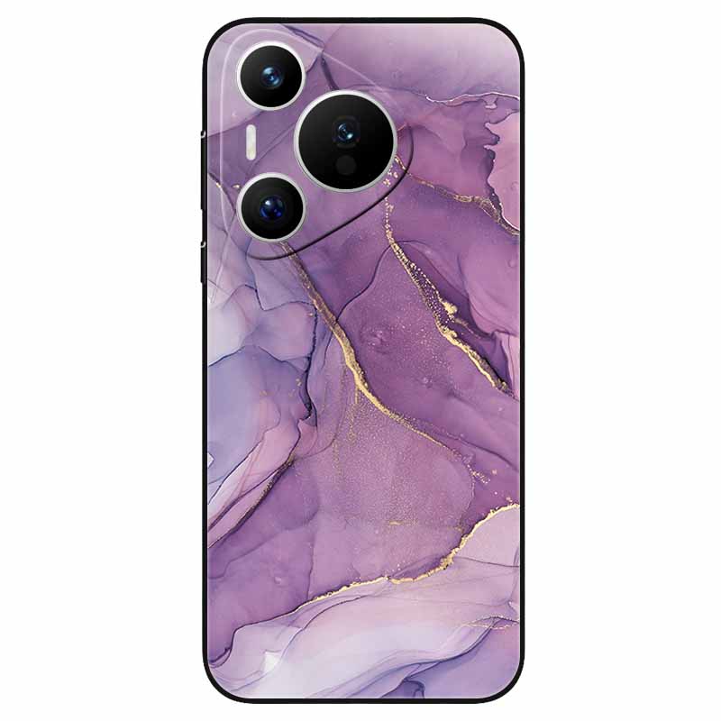 For Huawei Pura 70 / Pura70 Pro Case Soft Silicone Fashion Marble Shockproof Cover for Huawei Pura 70 Ultra P 70 Pro+ TPU Coque