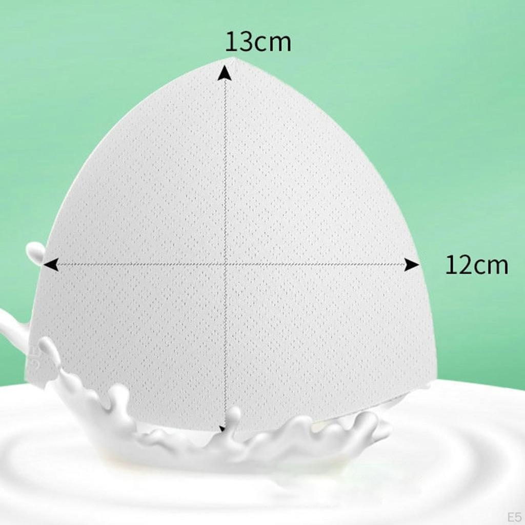 3 Pairs Bra Pads Inserts, Breathable Triangle Women Foam Insert for Sports Swimsuit Replacements