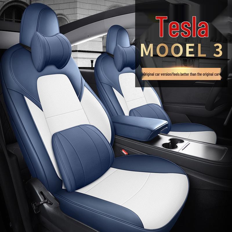 Tesla Model 3 & Y Seat Cushion: Four-Season, Full Coverage
