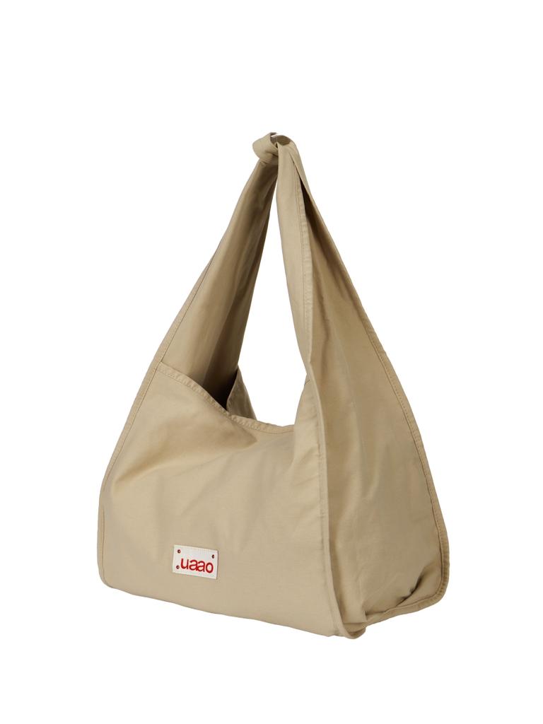 Uaao Olda Cotton Eco Shoulder Bag (Light Beige)