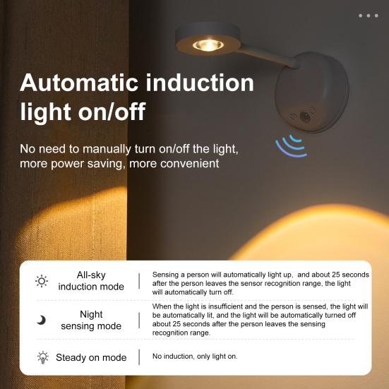 Picture Light with 3 Color Modes Remote Control Brightness Adjustment Battery Operated Rechargeable