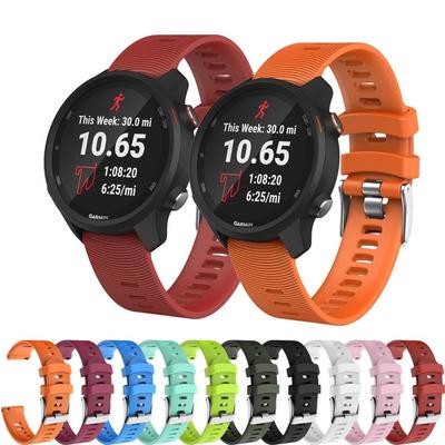 Für Garmin Forerunner 245 245M 645 Vivoactive 3 Silikon Uhr Band Strap Für Samsung Galaxy Uhr Aktive 2/42mm Armband Correa