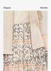 Maillard Dress Set for Women's Spring New Knitted Cardigan Three Piece Set