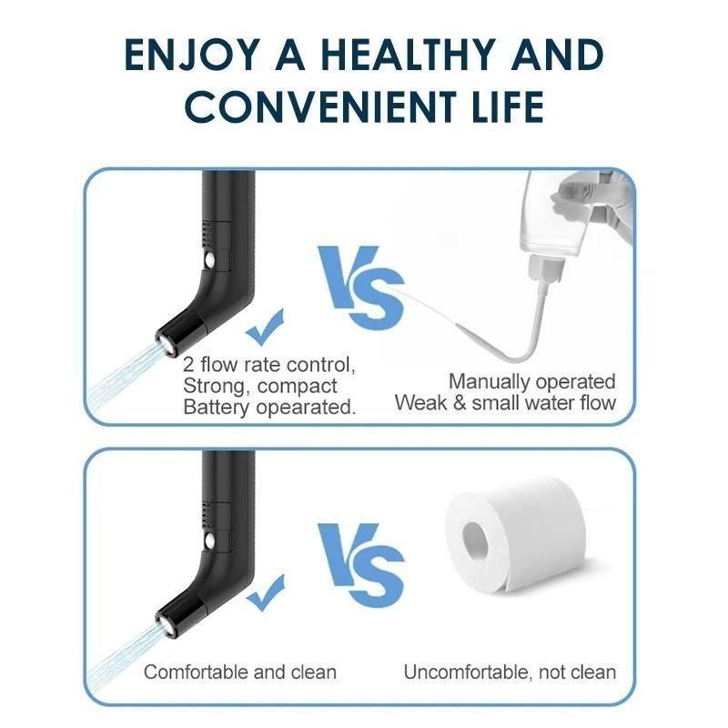 Water Container Full Sets Portable Travel Bidet Electric Handheld Personal Bidet Sprayer for Personal Cleaning for Toilet with 2.3 Liters