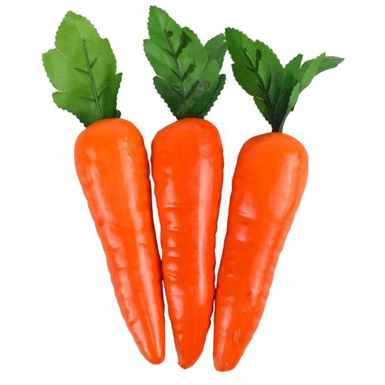 

Ложные овощи, реалистичный внешний вид, домашний декор, долговечные красивые искусственные мини-пенопластовые морковные аксессуары для дома 3pcs оранжевый