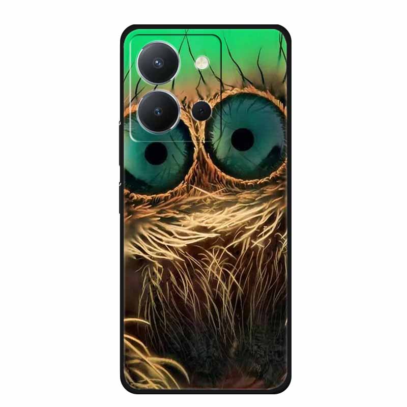 For Vivo Y36 4G Case Luxury TPU Soft Silicone Phone Cases Back Cover For VivoY36 4G Russian Version Shockproof Flowers New Funda