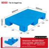 Warehouse Grid Plastic Pallet: Thickened Moisture-Proof Single-Sided Floor Mat for Logistics.
