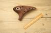 TNG Ocarina [Brown / 12-Hole / AC] Single (with dedicated case) High-Quality Ocarina for Wind Instruments, Purple Sand