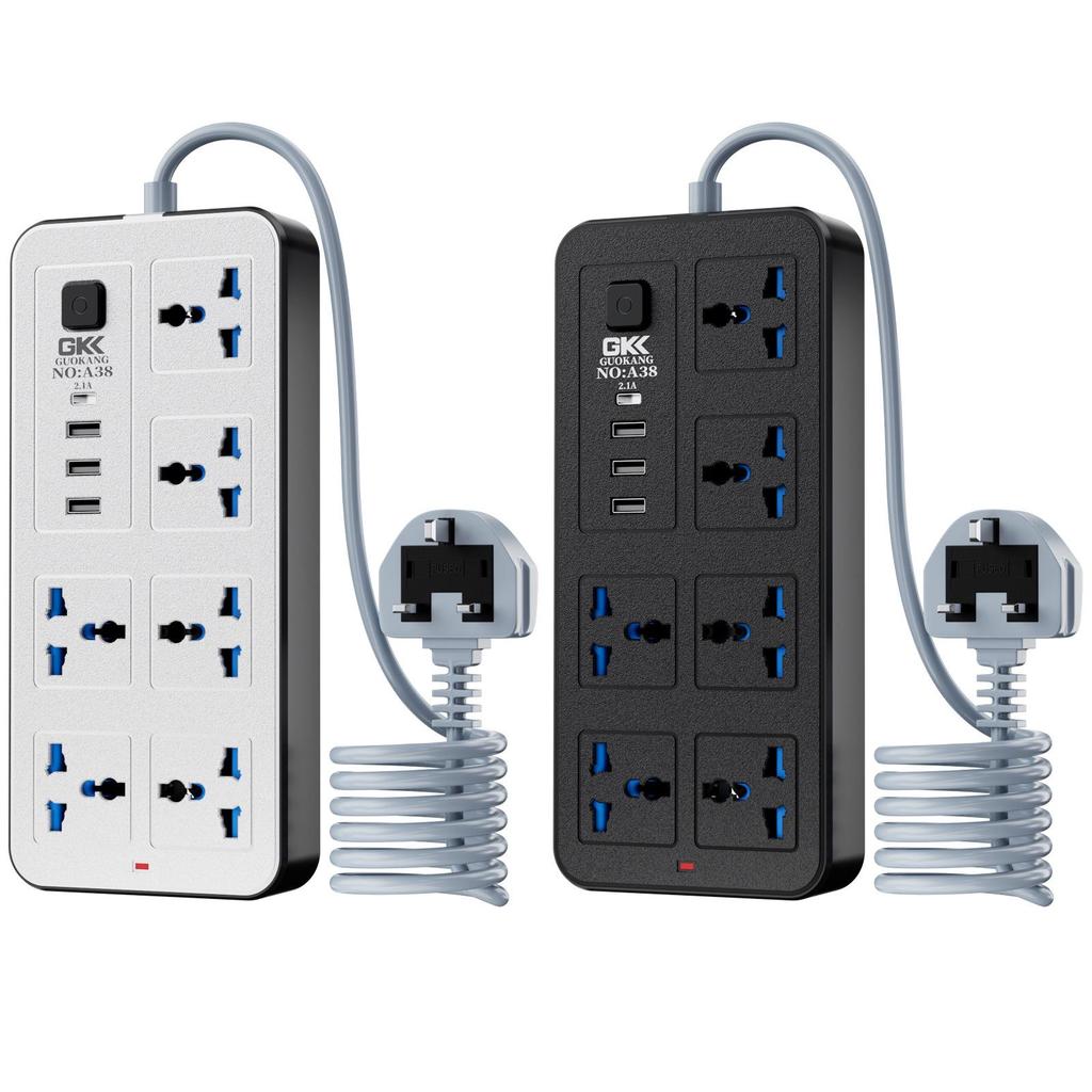 UK Standard Power Strip: Multi-Socket Panel with USB and Extension Cord