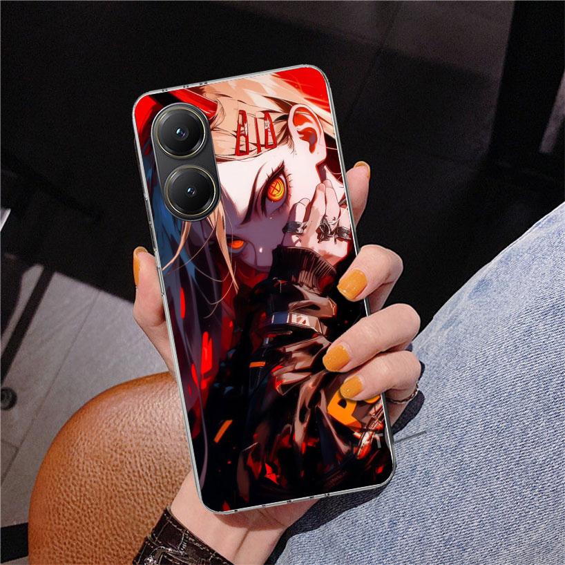 

C-Chainsaw Mans Power Phone Case For Xiaomi Poco X7 X6 X5 Pro F7 Ultra Redmi 15C 15 13C 13 12C 12 10 10A 10C 9 9A 9C 9T Cover Po Xiaomi Poco M7 4G