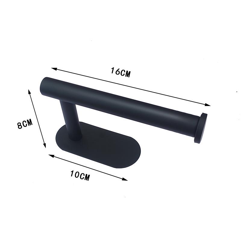 

Черный настенный держатель для бумажных полотенец из нержавеющей стали без проколов