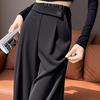 2026 Spring/Summer Women's High Waist Wide Leg Pants - Loose, Slimming, Versatile, Casual, Straight Fit