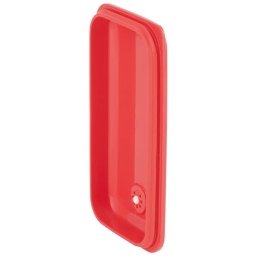 Skater Lunch Box, Antibacterial, Fluffy, Packing, Integrated, 1 Tier, 530ml, Casmin Red, PAL5AG-A