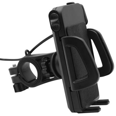 New 12-85V Motorcycle Phone Charger & Holder For 20-33mm Handlebar For 2"-4.7" Phone