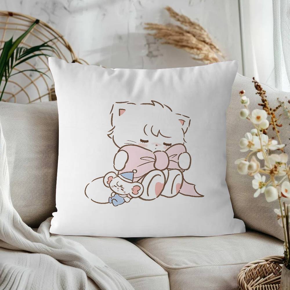 

М-Микко Милый Стич Счастливый Дракон Наволочка Чехол для подушки для дивана Украшение дома Комнаты Детский подарок 12x12Inch