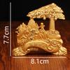 Huangshan Ornament, Welcome Pine, Cash Tree Ingot Alloy Feng Shui Ornament Home New Metal Crafts