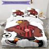 3pcs Duvet Cover Set (1*Duvet Cover + 2*Pillowcase, Without Core), Eintracht Frankfurt Print Soft All‑Season Bedding Set, Home Bedroom Decor Gift