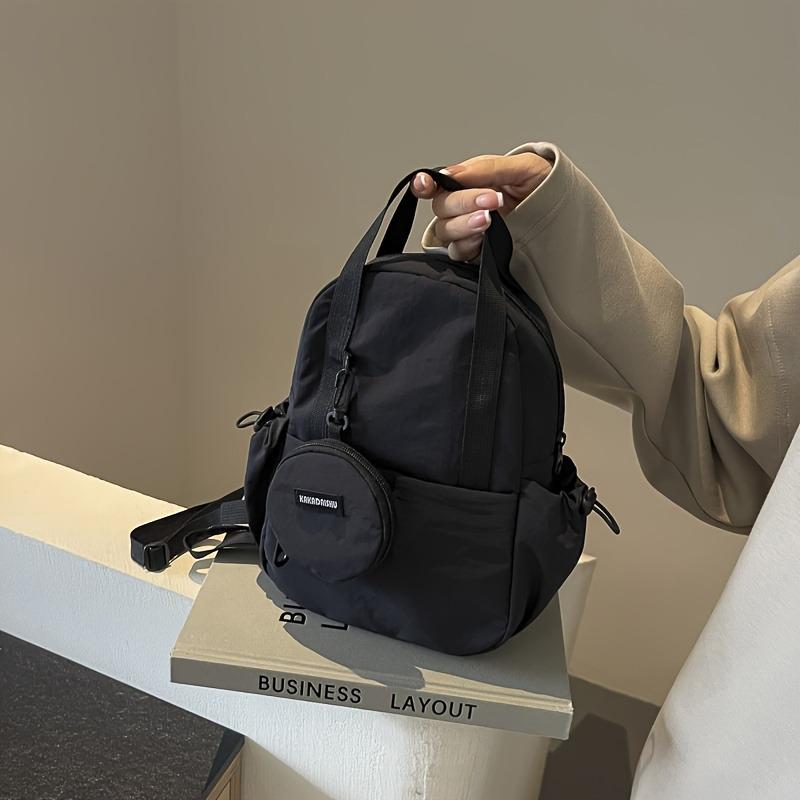 New Trendy, Simple, Large Capacity, Versatile, Fashionable Backpack, Dual-purpose Chest Bag, College Style Casual Women's Bags