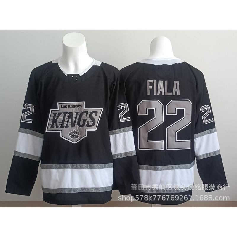 Los Angeles Kings Geborduurde Hockey Jersey Mannen Vrouwen Unisex IJshockey Fan Kleding Zwart Wit Streetwear Stijl