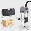 800W DIY Woodworking Carving Power Tools High Power Electric Trimmer Handheld Wood Slotting Trimming Machine
