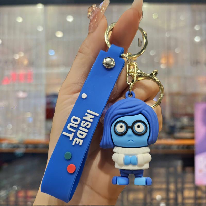 Cartoon Keychain Pendant, Wooden Stick Figure, Key Chain, Blind Box, Tide Play Pendant.