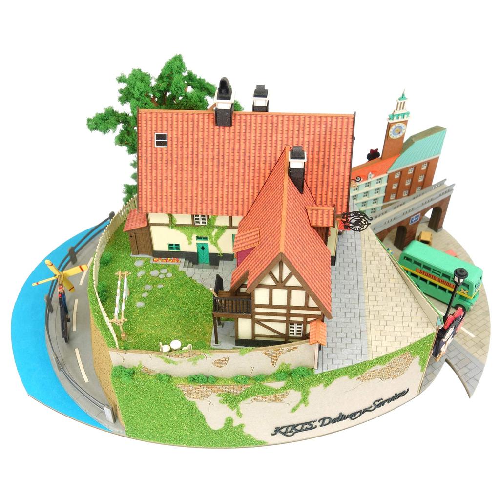 Sankei Studio Ghibli Series Delivery Service Diorama Papercraft Kiki's MP07-37
