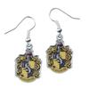 Hufflepuff Crest Drop Earrings