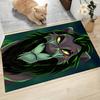 Green Mane Lion Carpet Rug Soft Washable Antislip Home Living Room Sofa Mats Personalized Christmas Rug