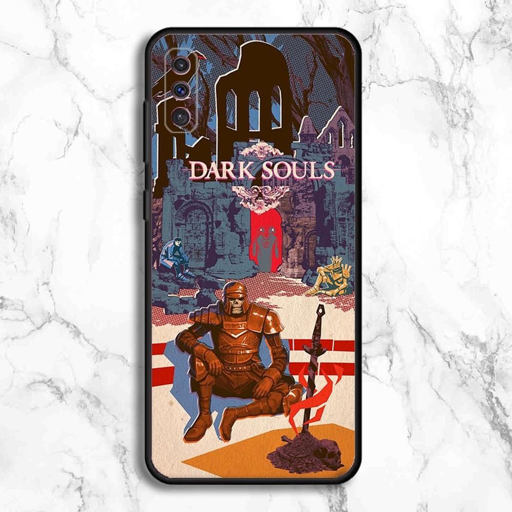 D-Dark S-Souls Video Game Phone Case For Samsung Galaxy A13,A21s,A22,A31,A32,A52,A53,A71,A80,A91 Soft Black Phone Cover
