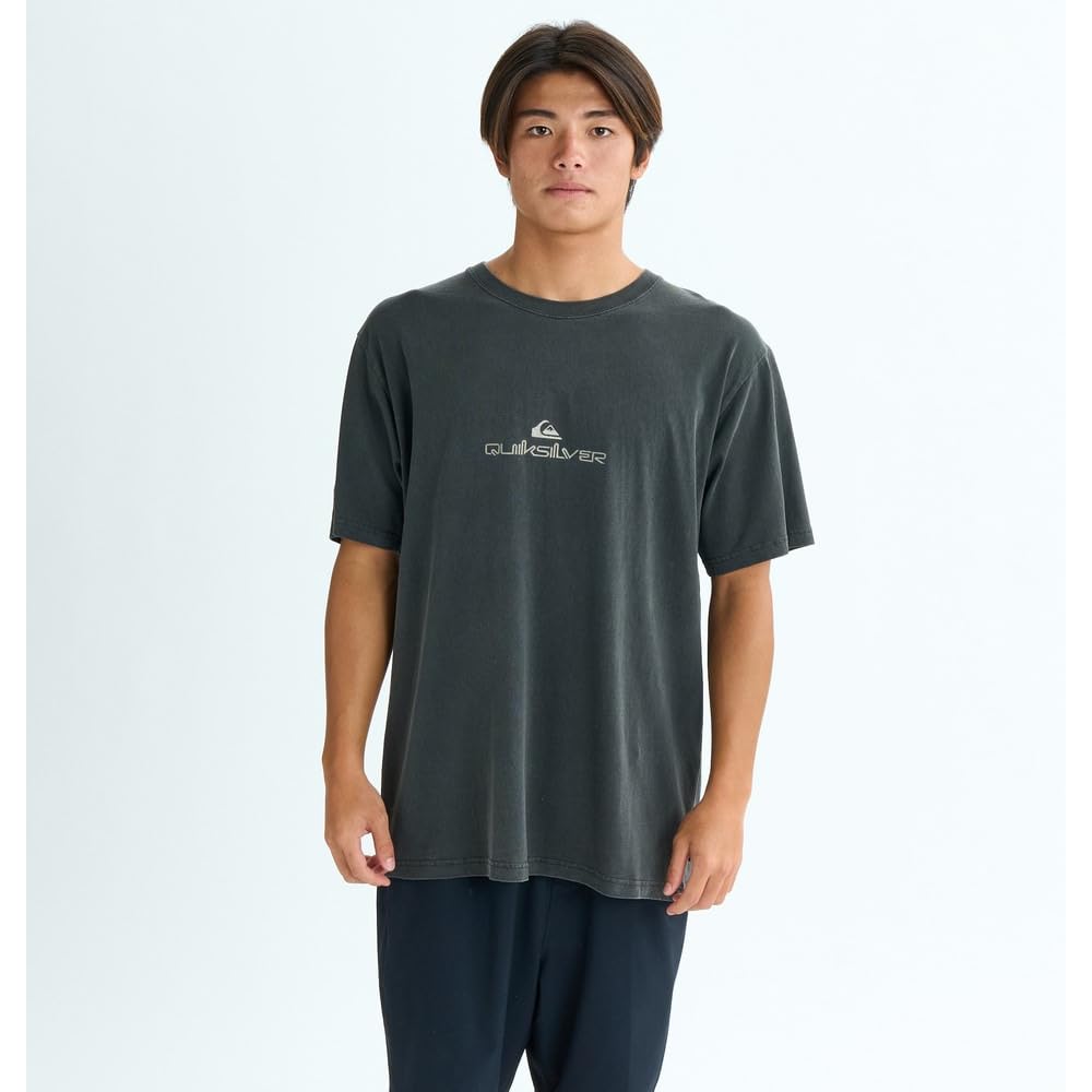 Quiksilver Men's Double Logo Streetwear, Black