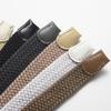 Versatile Unisex Woven Elastic Belt Fashionable Canvas Belt For Everyday Wear And Casual Use