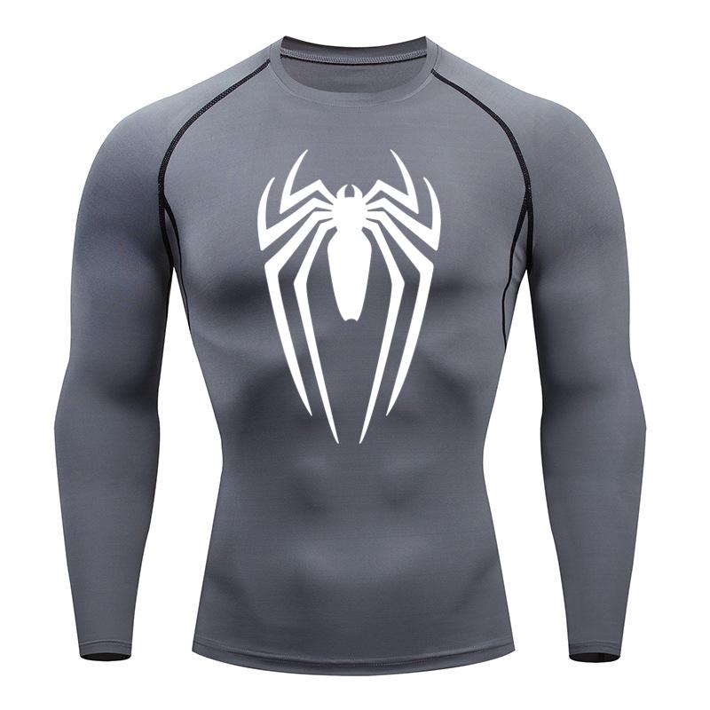 Men Running Compression T-shirt Sport Tees Gym Fitness Sweatshirt Male Jogging Tracksuit Homme Athletic Shirt Tops