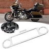 Motorcycle Instrument Trim Meter Gauge Decor Cover Bracket Fits for Trike 1986 UpSilver