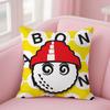 M-Malbones G-Golfs Pillow Case Square Double-Sided Printing Sofa Cushion Cover Bedroom Bedside Pillowcover