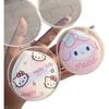 TYXY Cute Melody Cat Cartoon Puff with Storage Box Cushion - Wet & Dry Use