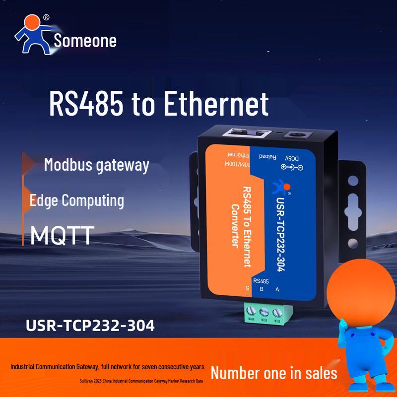 USR-TCP232-304 Sériový server RS485 na Ethernet