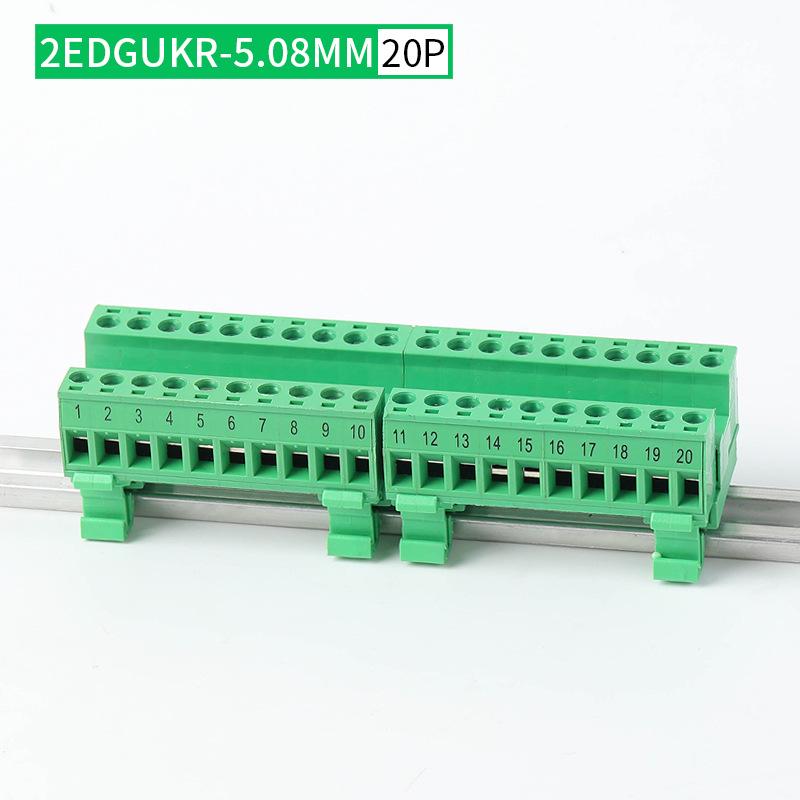 2EDG-UKR-5.08MM Plug-in Rail Guide Terminal Block Connector