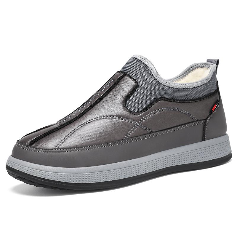 Cotton Shoes Winter New Outdoor Casual Comfortable Men's Shoes Keep Warm One Pedal Piled Thickened Dad Shoes