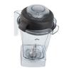 Recipiente de substituição para liquidificador 48oz ABS borracha transparente jarra de liquidificador selada com aço inoxidável