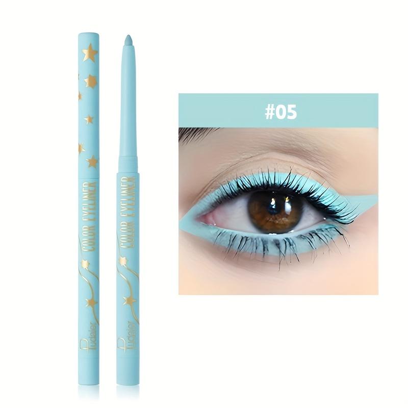 Pudaier Long-Lasting Waterproof Colored Eyeliner Is Easy To Outline The Eyes Without Smudging. It Is Suitable for Valentine'S Day And Music Festivals.